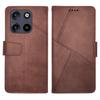 IDEWEI For Motorola Moto G Stylus 5G (2025) Case Leather Wallet Phone Cover Stand Calf Texture