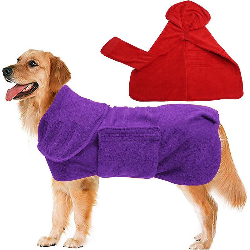 Quick Drying Dog And Cat Towels Soft Fiber Towels Absorbent Bath Towel Pet Bathrobe Convenient Cleaning Towel Pet Supplies