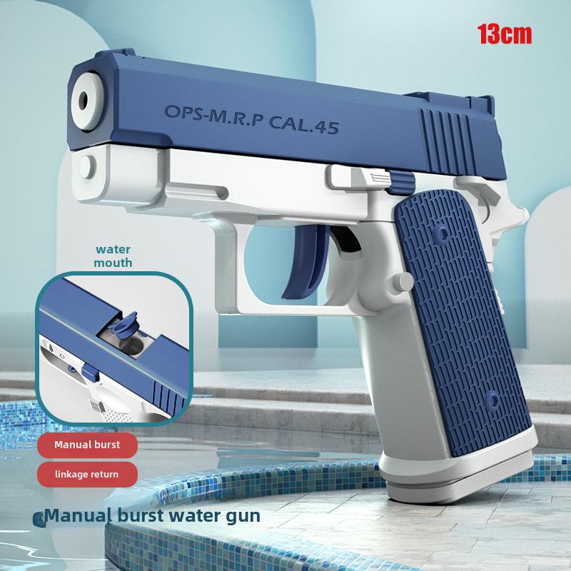 

«Новый игрушечный мини-водяной пистолет Glock от Douyin Kids — летнее пляжное развлечение»