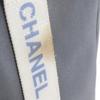 Chanel Logo Tote Bag Sports Line Gray Nylon Women Used