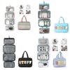 Large Capacity Makeup Bag With Dry Wet Separation For Travel And Daily Use