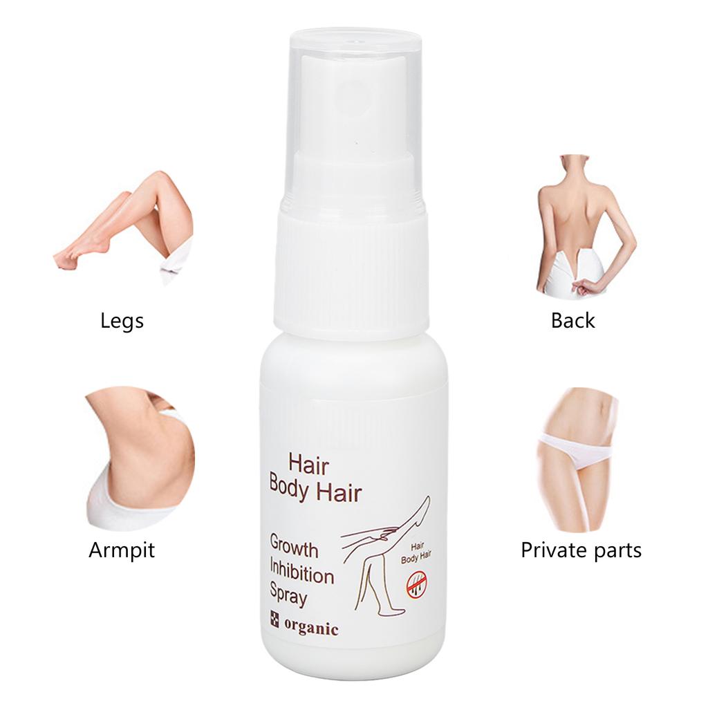 20ml Body Hair Growth Inhibition Spray Natural Hair Stop Growth Spray for Body Face Arm Armpit Leg