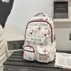 Graffiti Middle School Student Schoolbag Large Capacity Lightweight Backpack