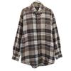 RALPH LAUREN SPORT Check Pattern Long Sleeve Button Down Shirt L Khaki Men's Used