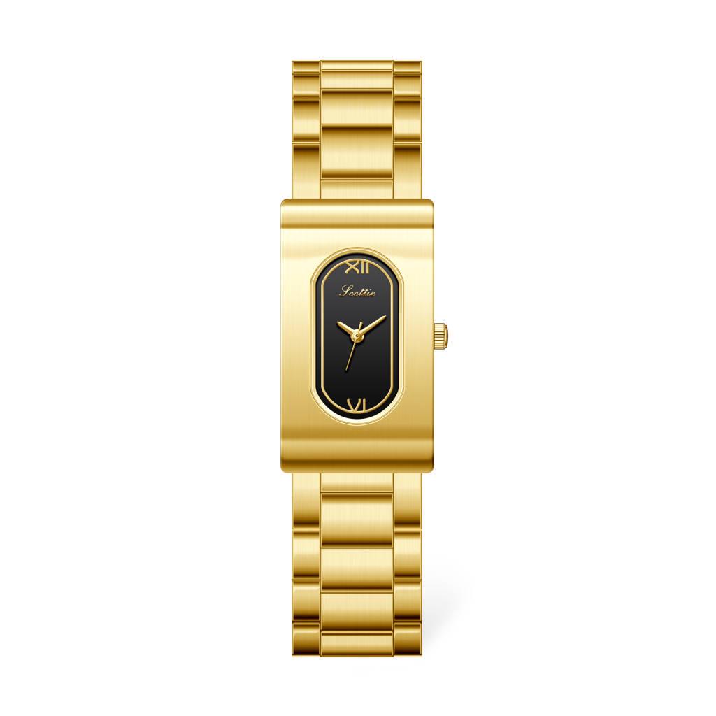 Shigaodi Damen Retro Minimalistische Lederarmbanduhr – Modisch, Lässig und Wasserdicht.