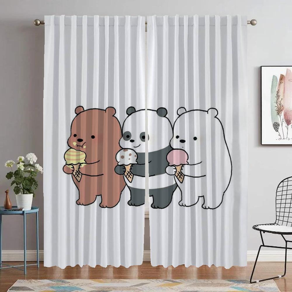 

Оконная штора для комнаты 2 панели Милые Голые Элегантные Комнатные шторы Перегородка Домашний интерьер Шторы Жалюзи Украшение на Хэллоуин W60xH90cmx2pcs-CL