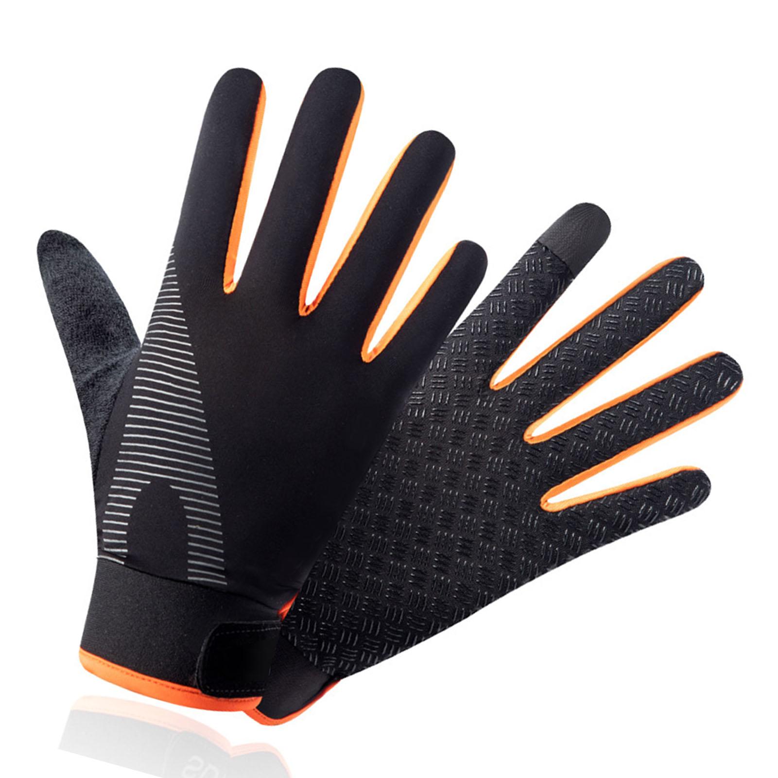 

Riding Gloves Summer Ice Silk Absorbing Sweat UV Protection Outdoor Sports Gloves for Mountaineering Cycling M