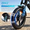 Vélo Électrique Fat Bike 20" – SMARTRAVEL DK400-MAX – Double Moteur 2×250W – Batterie 48V 20Ah – Freins Hydrauliques – Jusqu'à 80km