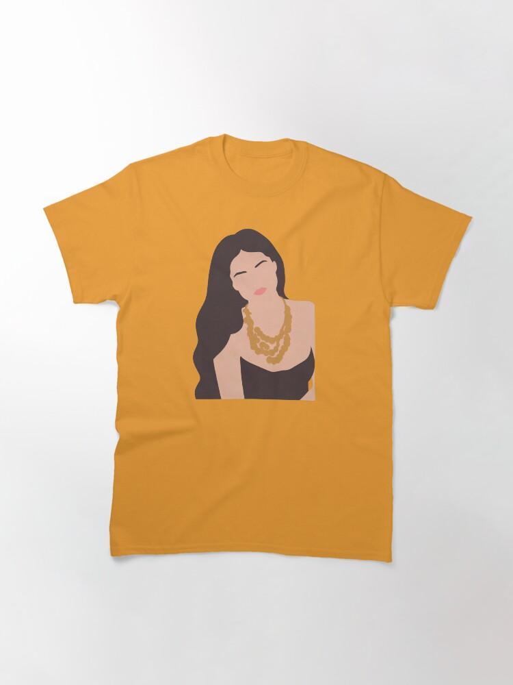 T-shirt Classica con Illustrazione Lineless di Selena Gomez