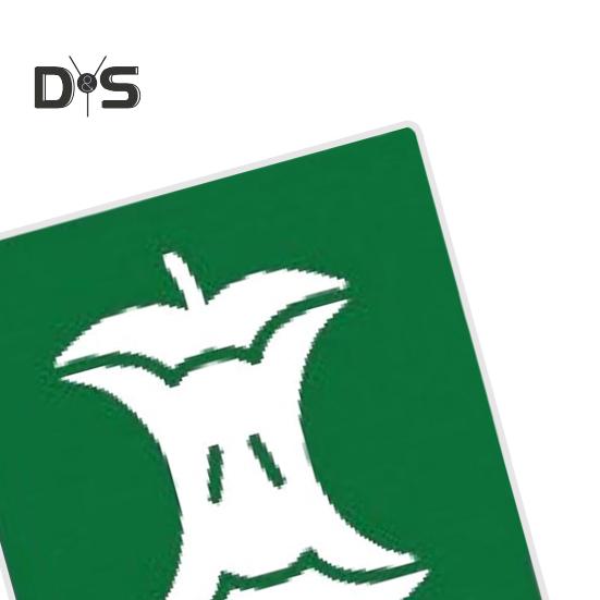 10 Adet Gıda Atığı İşaretleri Çöp Kutusu Çıkartmaları Kendinden Yapışkanlı Güçlü Yapışkanlık Su Geçirmez Çok Amaçlı Vinil Çıkartma Çıkartmaları