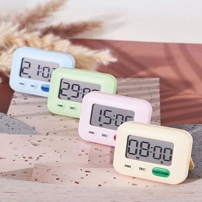 Minimalist with Stand Kitchen Timer Large Screen LCD Digital Display Countdown Timer Magnetic Time Manager Sleep Stopwatch Home