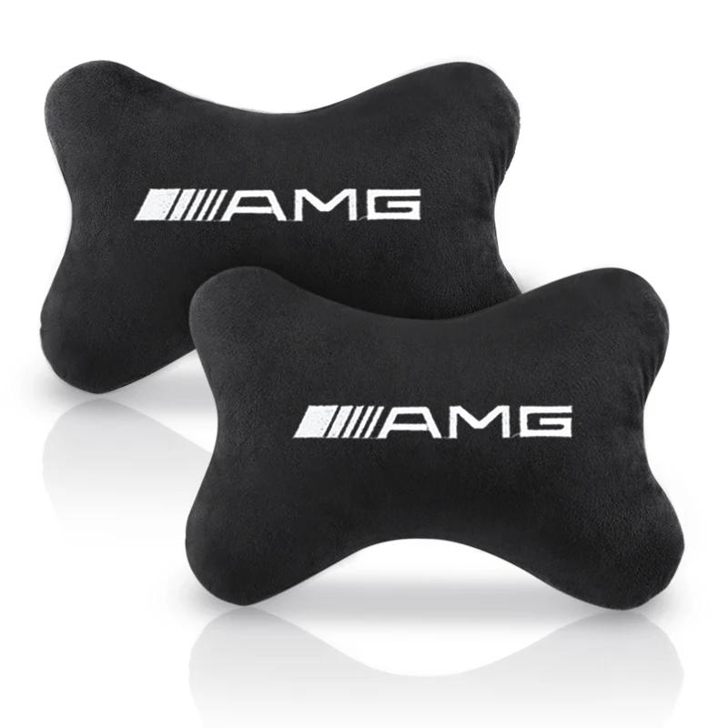 

GLC GLB Car Seat Belt Protect Shoulder Pads Safety Handle Cover Headrest Neck Pillow for Mercedes Benz W212 W204 W211 W213 W210