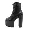 New large-size autumn and winter thick-soled waterproof table nightclub women's thick high-heeled short boots, fast-selling women's boots