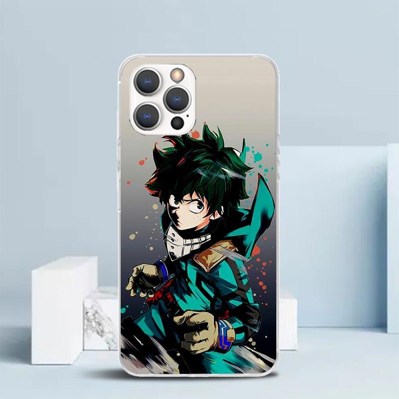 Mein Held Izuku Deku Handyhülle Für IPhone 16 17 Air 16E 15 14 Plus 13 Mini 12 11 Pro Max 7 8 + SE 2020 Weiche TPU Rückseite 16 17