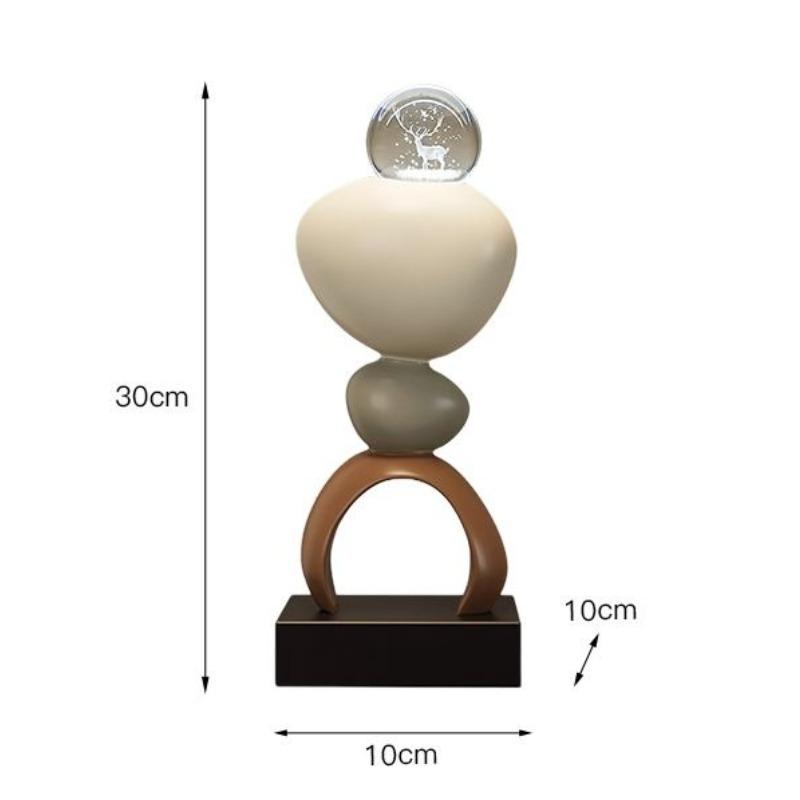 

Resin Ornaments Modern Creative Sculptures Luxury Crystal Aesthetics Desktop Ornaments Living Room Decorations Accessories