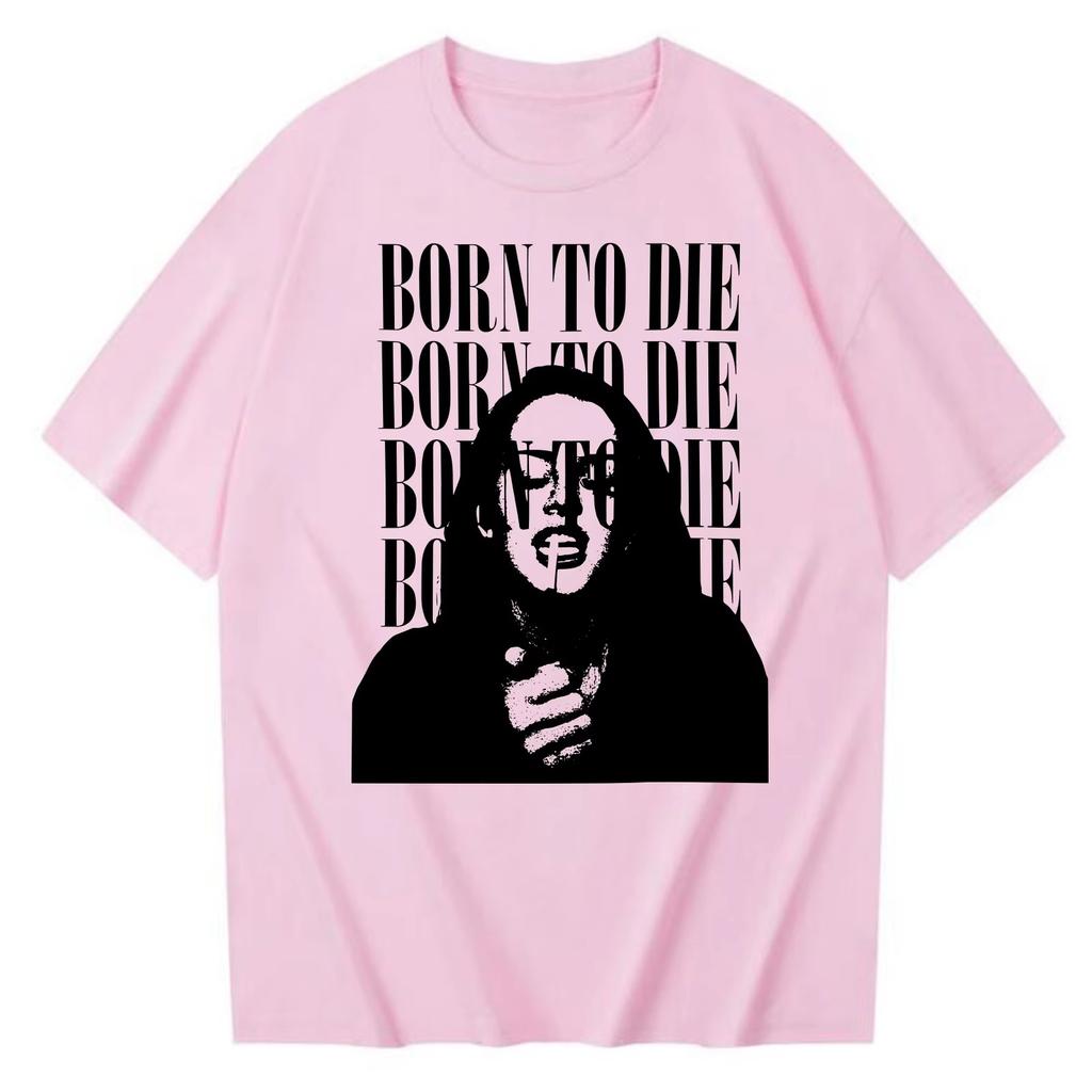 Born To Die Lana Del Rey Tričko Muž Žena Harajuku 2026 Jaro Léto Nová Móda Krátký Rukáv Kulatý Výstřih Ležérní Košile Pánské Tričko