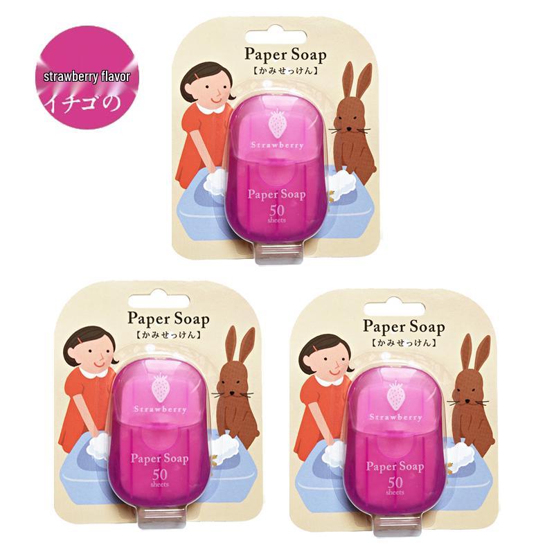 Portable Antibacterial Soap Sheets for Travel and School