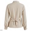 Teluoman Women's Tie-Neck Business Casual Shirt