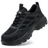 Summer Work Shoes With Protection Breathable Lightweight Shoessteel Toe Shoes Men  Anti-smashing Industrial Safety Shoes