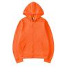 Unisex Hooded Zip-Up Sweatshirt Solid Color Casual Long Sleeve Pullover Men Women Winter Loose Fit