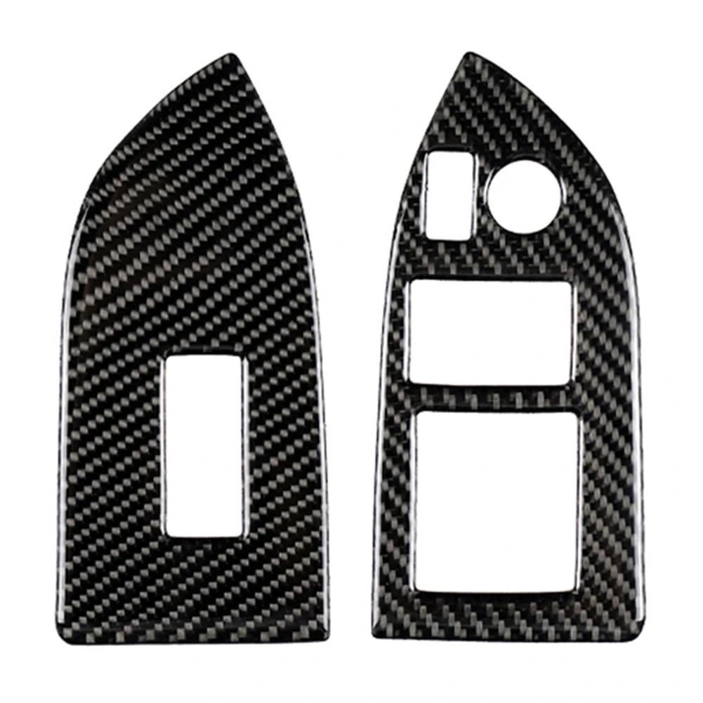 Auto Fensterheber Schalter Taste Panel Trim Abdeckung Aufkleber für Toyota 86 Subaru BRZ 2013-2017 RHD Carbon Fiber Automotive