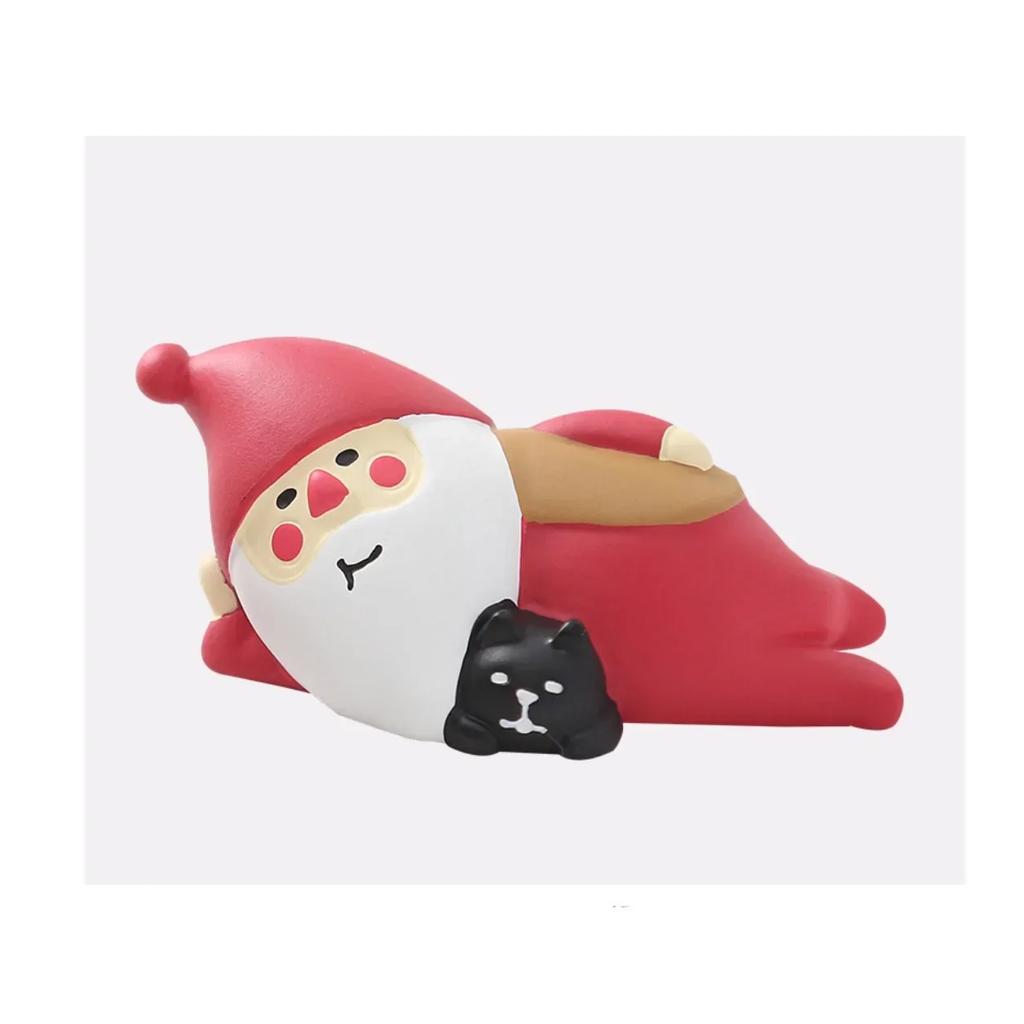 Zakka Japanese Cat Christmas Miniature Scene Props Shooting Office Bookshelf Decoration Collectible Desktop Decorations Gifts