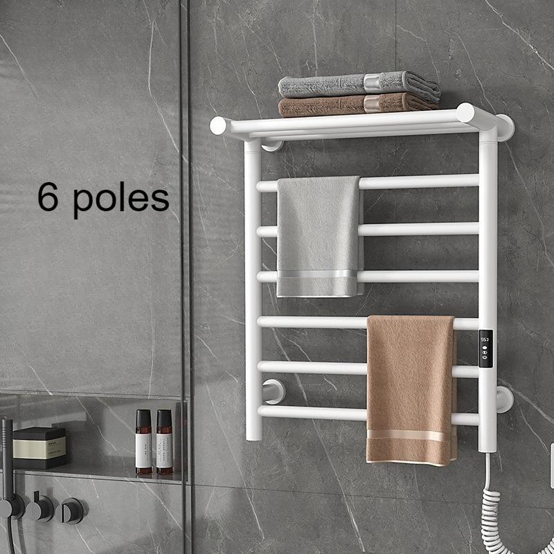 Electric Heated Towel Rail Smart Bathroom Towel Rack Stainless Steel Wall Thermal Towels Storage Racks Aesthetic Towels Heater
