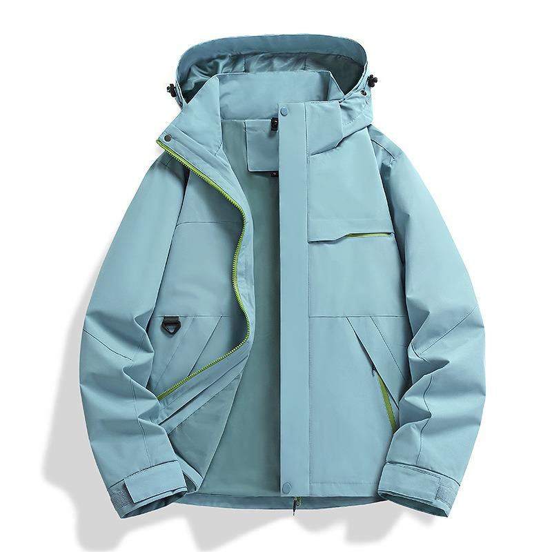 Jacket women's outdoor hiking suit fleece liner windproof and waterproof three-in-one jacket men's customization