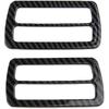 Carbon Fiber Style Center Console Upper Air Outlet AC Vent Cover Trim Accessories for 2025-2026 Toyota 4Runner for 2024-2026 Tacoma