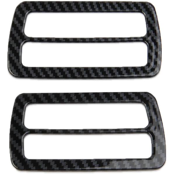 Carbon Fiber Style Center Console Upper Air Outlet AC Vent Cover Trim Accessories for 2025-2026 Toyota 4Runner for 2024-2026 Tacoma