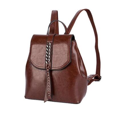 Trendy 2025 Women's Genuine Cowhide Leather Backpack - Stylish, Large Capacity, Soft, and Fashionable for Campus or Everyday Use