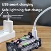 Bright EDC Flashlight Portable Mini LED Light Outdoor Camping Hiking Tools USB Rechargeable Running Emergency Hiking Lantern