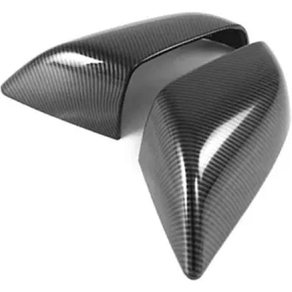 Auto Parts Fit for Tesla Model X Model S 2014-2019 Rear View Side Mirror Cover Case Trim ABS Carbon Fiber Pattern Pattern Pattern Car Rearview Mirror Model S