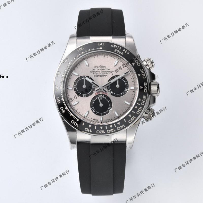 Laojia Daytona 4131 Multifunction Chronograph 904L Stainless Steel Mechanical Watch