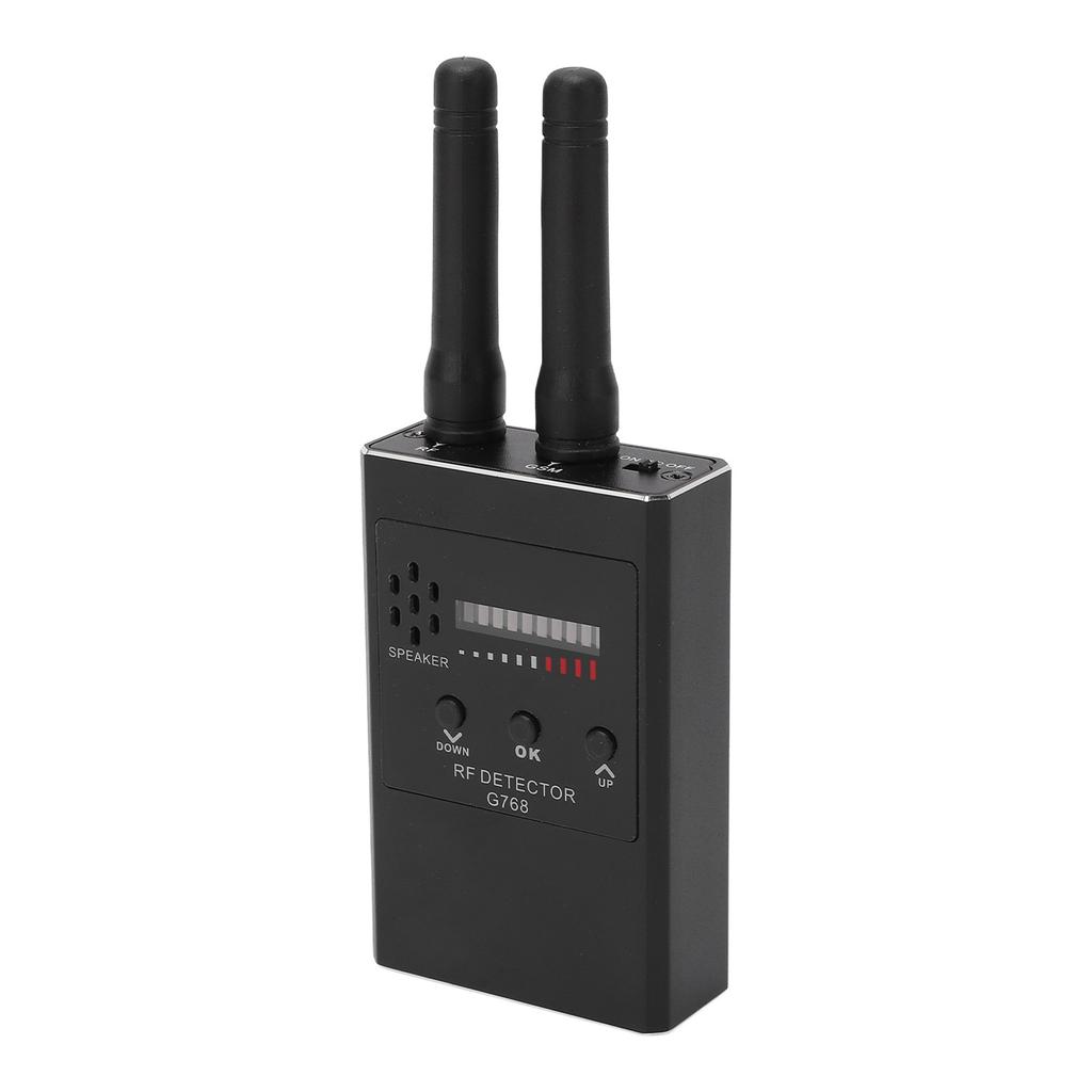 Camera Detector Anti Positioning Multiple Detection Modes Portable Sensitive GPS Detector for Hotel Black