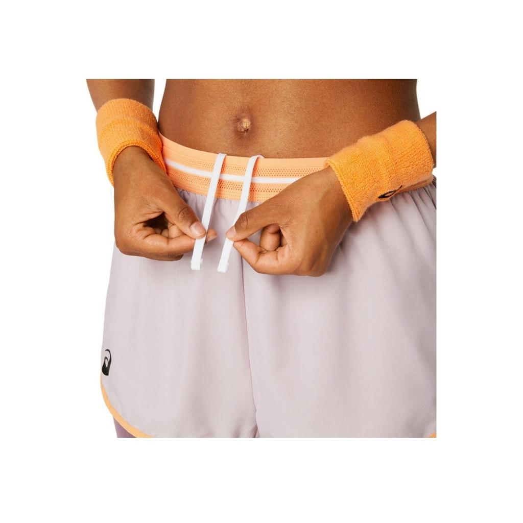 Asics Match Shorts Lightweight Comfortable Versatile Lined Casual Shorts Women Shorts Pink 2042A320-704