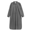Xitao Casual Hollow Out Folds Long Sleeve Women Dress DMJ2729