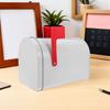 Waterproof Iron Mini Mailbox Sturdy Outdoor Post Box for Home Office Lawn Micro Landscape Tiny House Decor Suggestion Donation