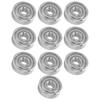 10 Stück Miniatur-Kugellager Edelstahl Hochgeschwindigkeits-Geräteteile S6301ZZ 37x12x12mm