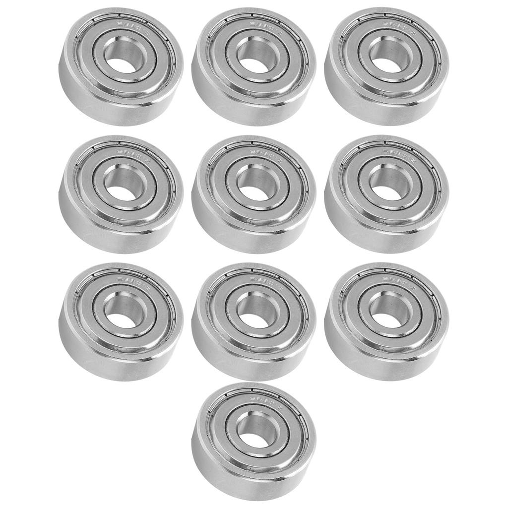 10 Stück Miniatur-Kugellager Edelstahl Hochgeschwindigkeits-Geräteteile S6301ZZ 37x12x12mm