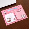 20Pcs Cartoon Animal Sticky Notes Sticker Cute Rabbit Bear Capybara Astronaut Memo Pad School Office Stationery