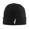 Palestine Arabic Calligraphy Art Drawing Bonnet Hats Palestinian Flag Beanie Hats Autumn Knitting Hat FeUnisex Unisex Head Wrap Cap