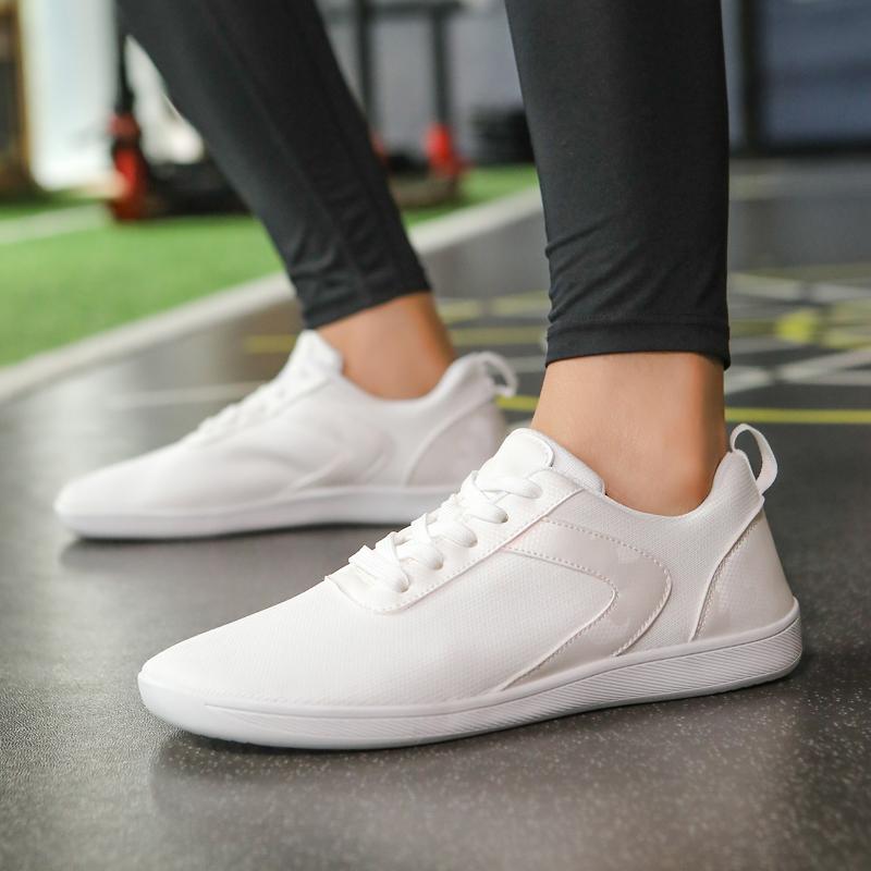Anti-slip Wide Toe Training Sneakers Light Breathable Casual Sports Shoes Mesh Gym Fitness Flat Shoes