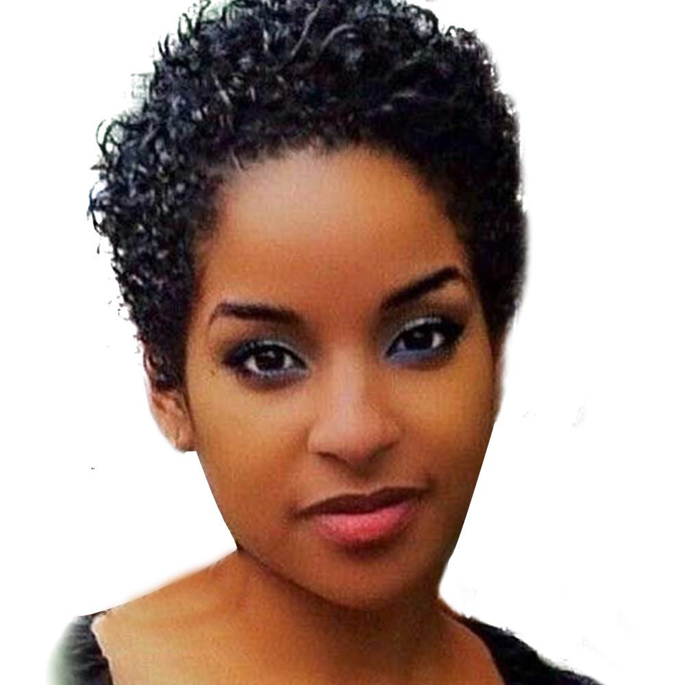 1 Pc Zhenshin Korotkie Perednie Figurnye Pricheska Sinteticheskie Pariki Volos Dlya Chernokozhih Zhenshin Kupit Po Nizkim Cenam V Internet Magazine Joom