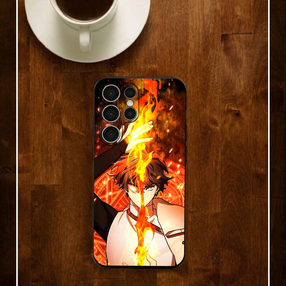 

Kang-woo Lilia Player Silicone Case For Samsung S25 24 23 22 21 20 Plus Ultra 5G Lite Shockproof Cover Samsung S20fe