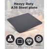 2 Pcs 8" x 8"x1/4" Steel Plate, A36 Square Hot Rolled Steel Base Plate, 1/4 Inch Thick Weldable Metal Plate for Structural Support and Industrial Use