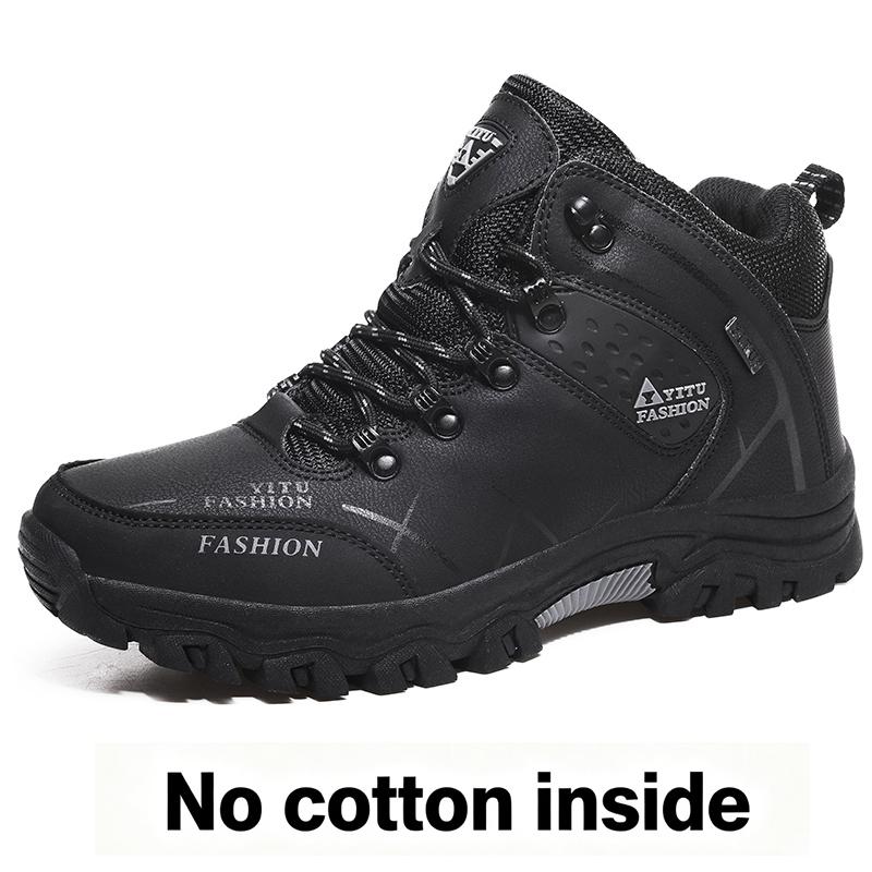  Men Hiking Shoes Waterproof Leather Shoes Climbing & Fishing Shoes New Popular Outdoor Shoes Men High Top Winter Boots