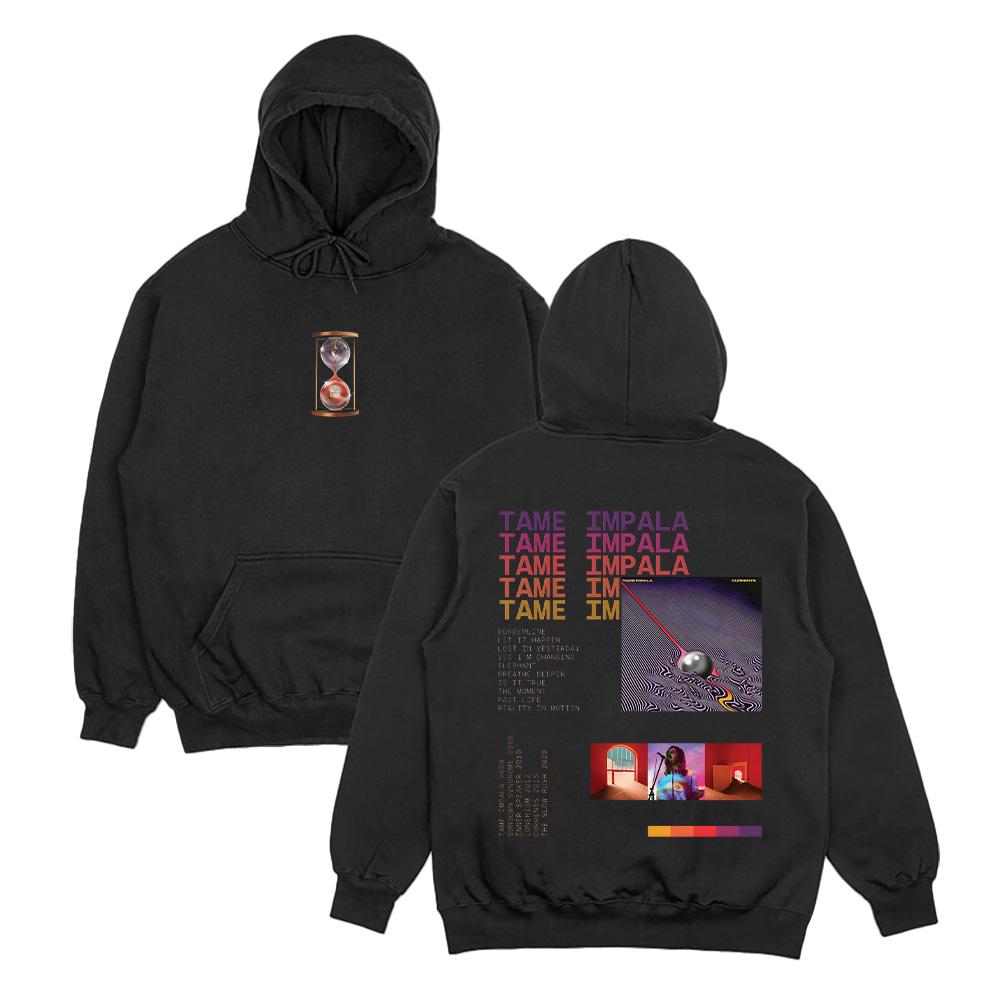 

Худи Tame Impala, поп-рок группа, графическая одежда Tame Impala Currents, мужская, женская, с длинным рукавом, уличная одежда, повседневный пуловер XXL чёрный