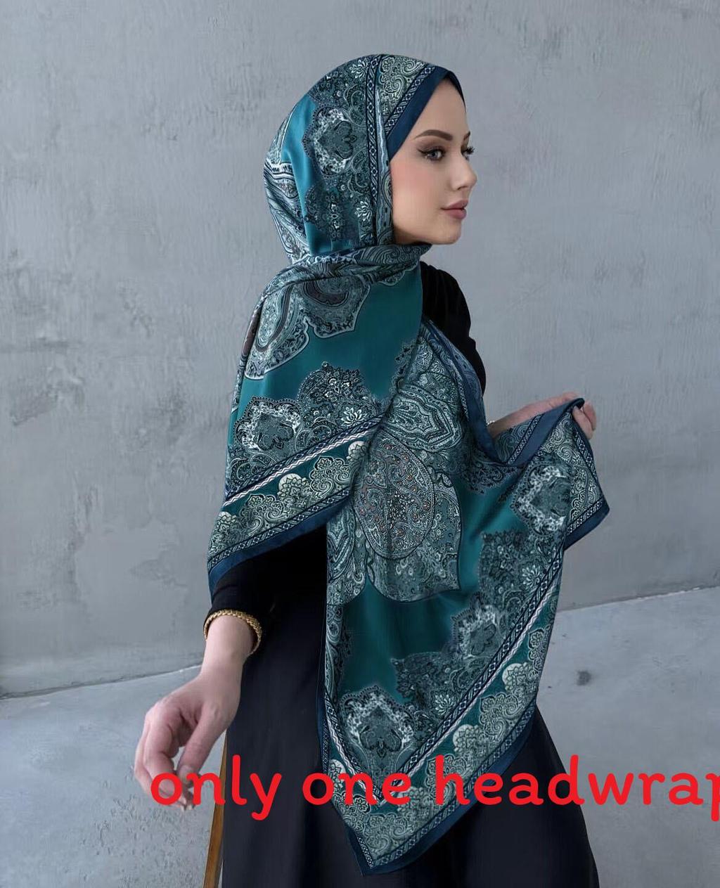 

Airy Polyester Silk Scarf With Warmth And Sunshade Function For Womens Daily Use Style I