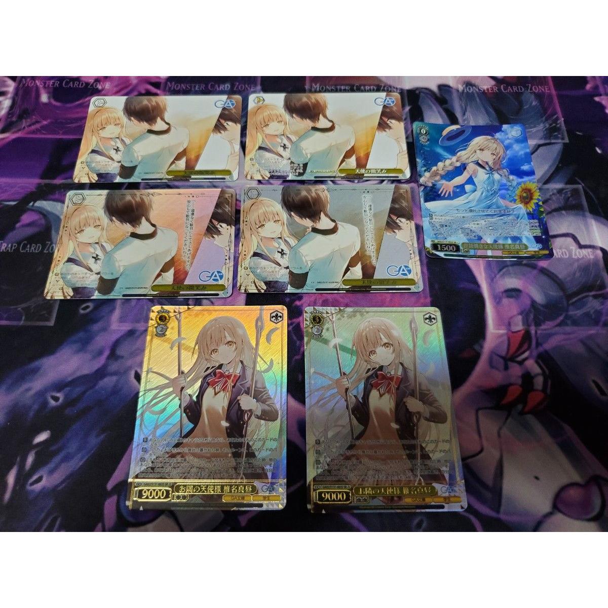 Used Weiss Schwarz GA Bunko Set RRR PR Angel s Smile SR SR The Angel Next Door Mahiru Shiina The Helpful Angel